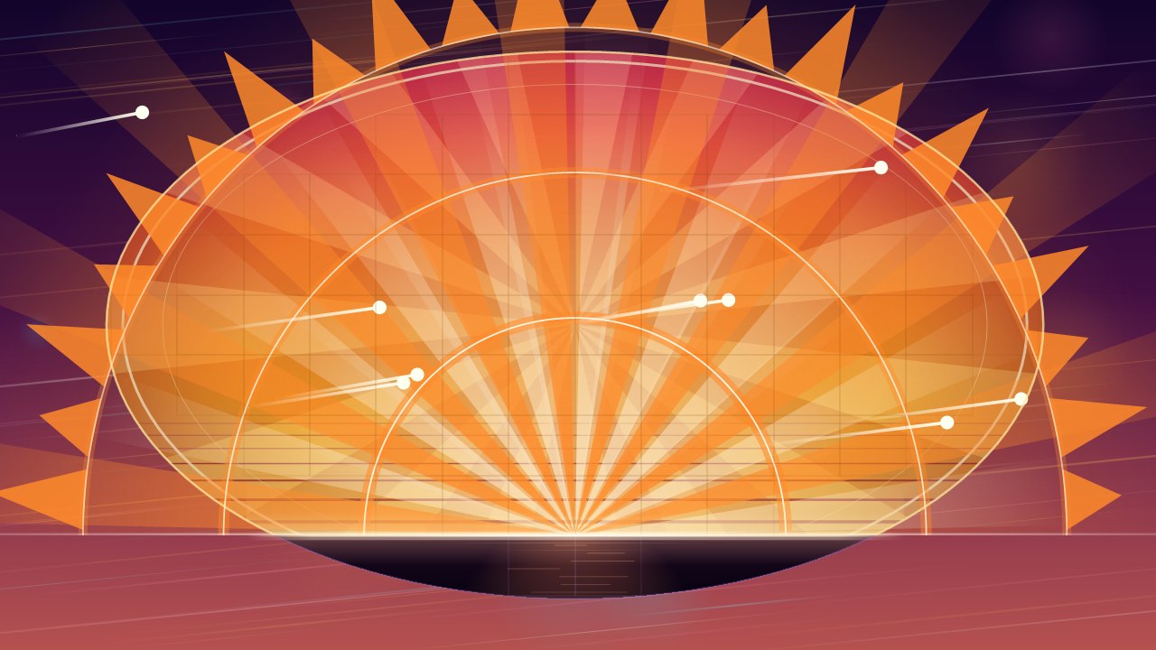 The Sunrise Coach: the sun at a grown stage