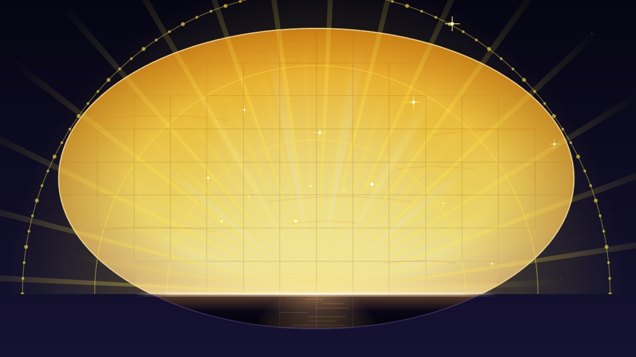 Plain: the sun at a grown stage